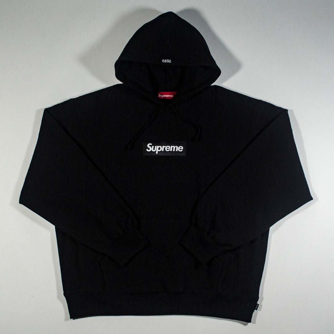 Supreme Box Logo Hooded Sweatshirt Black (FW23)