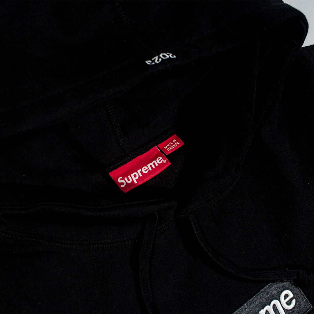 Supreme Box Logo Hooded Sweatshirt Black (FW23)