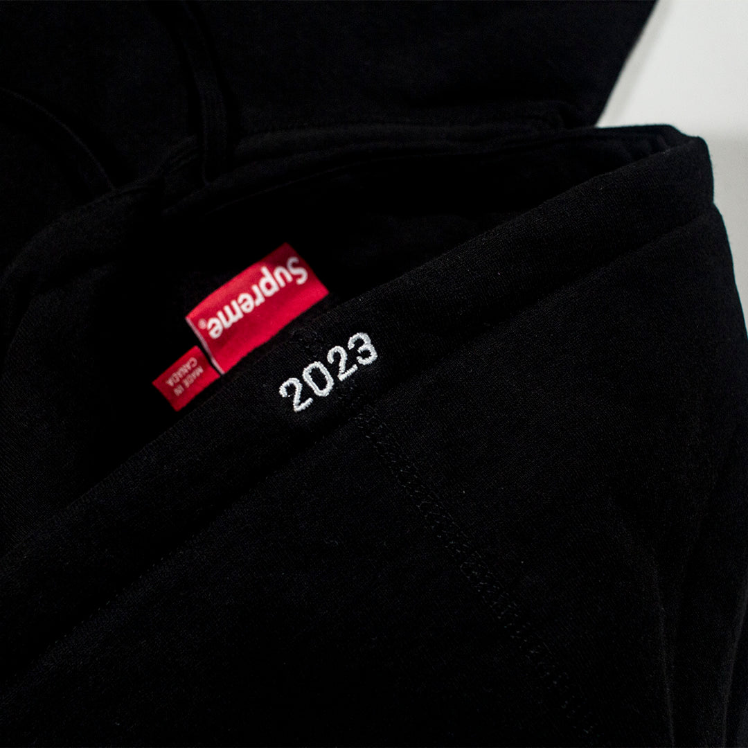 Supreme Box Logo Hooded Sweatshirt Black (FW23)