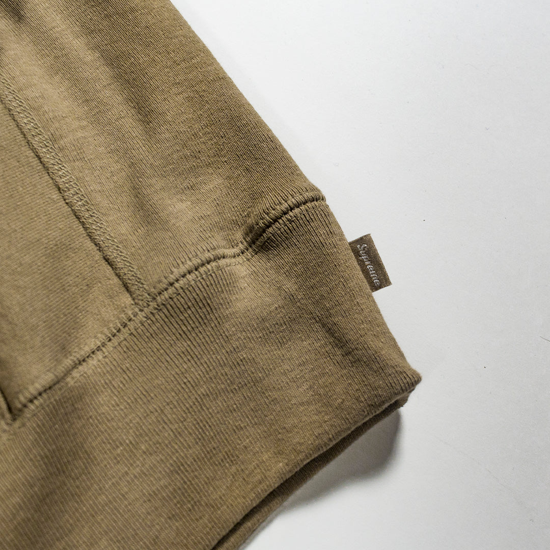 Supreme Box Logo Hooded Sweatshirt Sand (FW23)