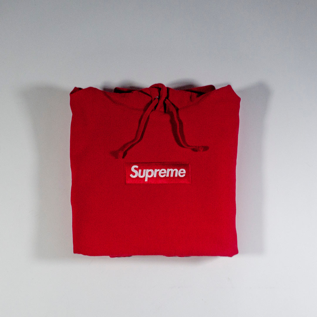 Supreme Box Logo Hooded Sweatshirt Red (FW23)