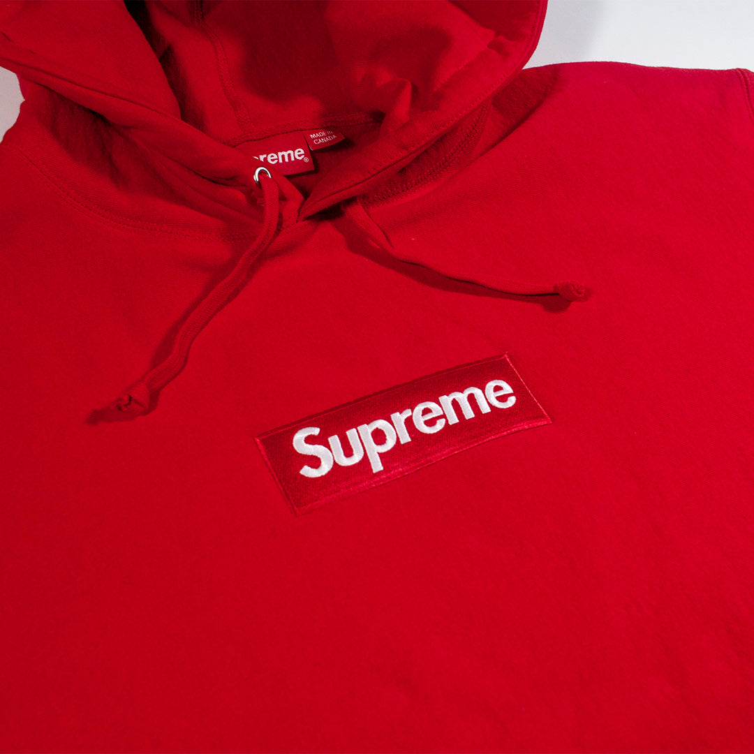 Supreme Box Logo Hooded Sweatshirt Red (FW23)
