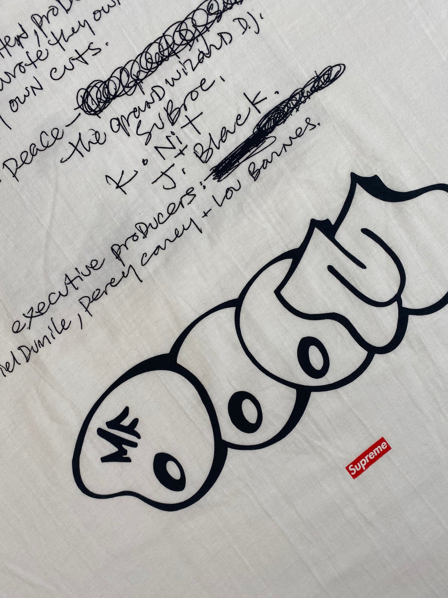 Supreme MF Doom Tee White