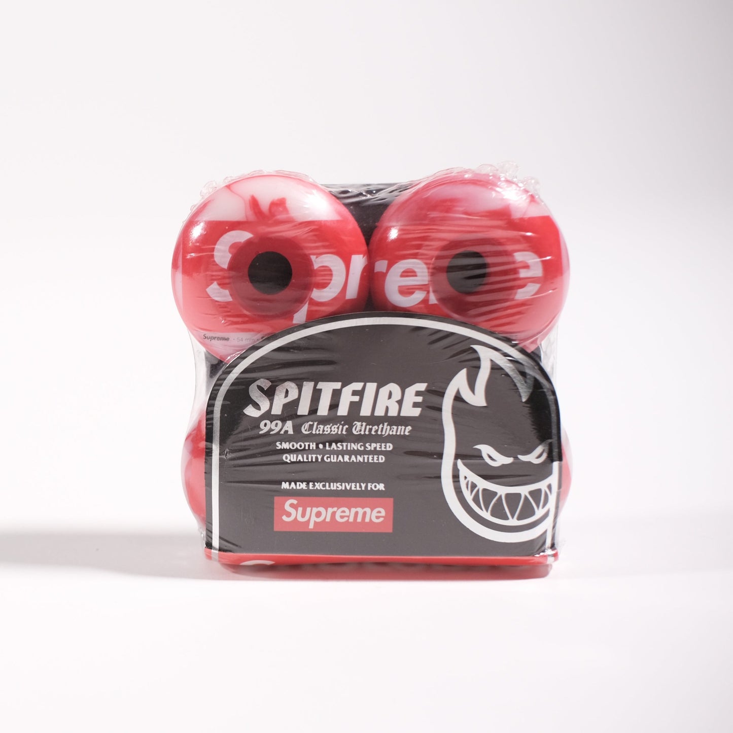 Supreme x Spitfire Shop Logo Wheels Red