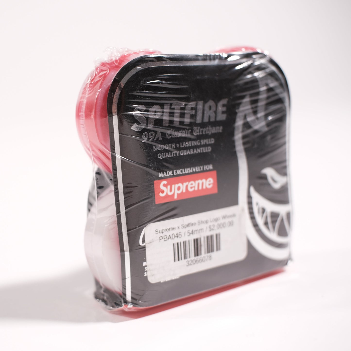 Supreme x Spitfire Shop Logo Wheels Red