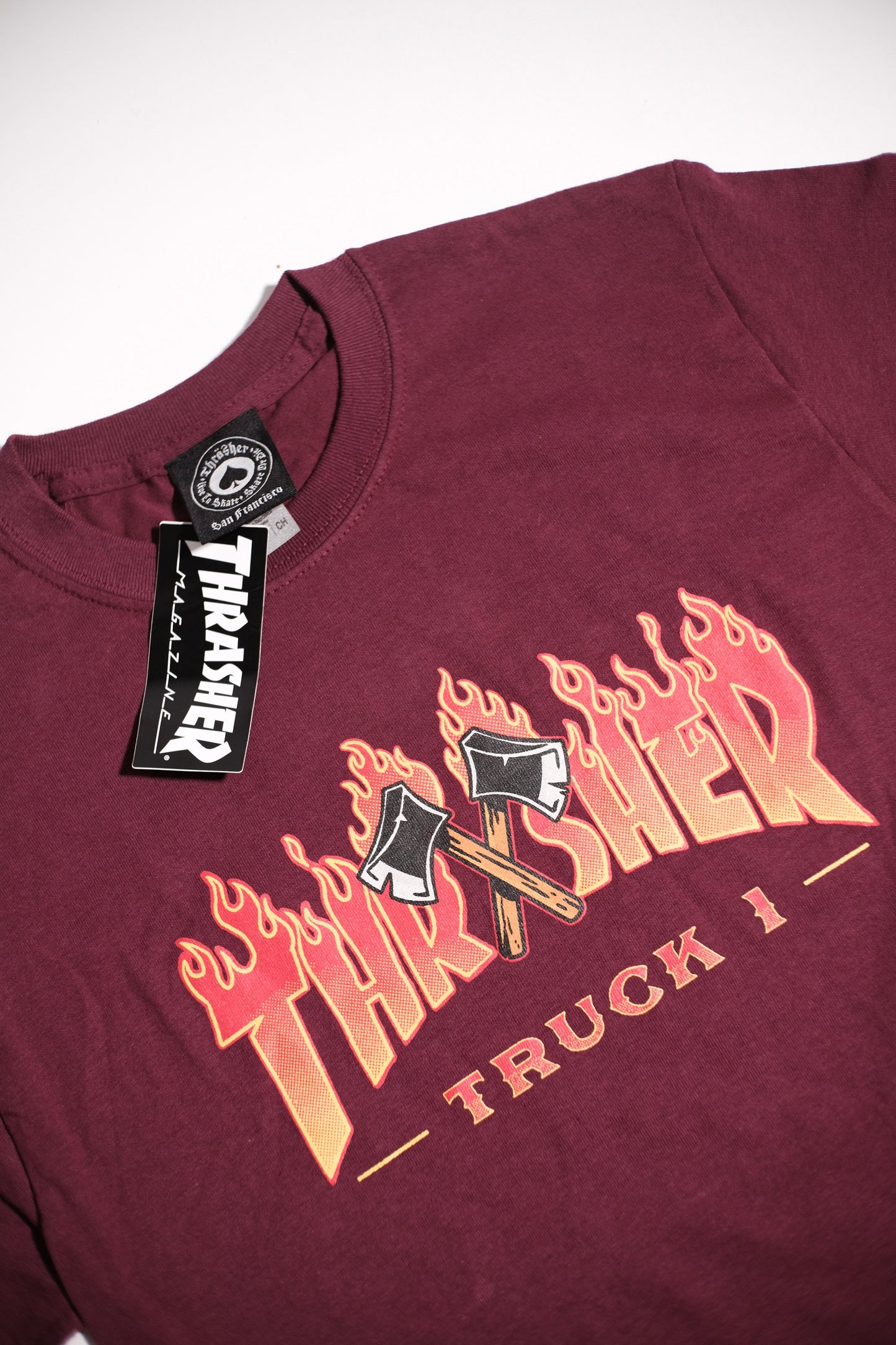 Thrasher Truck 1 Maroon Tee