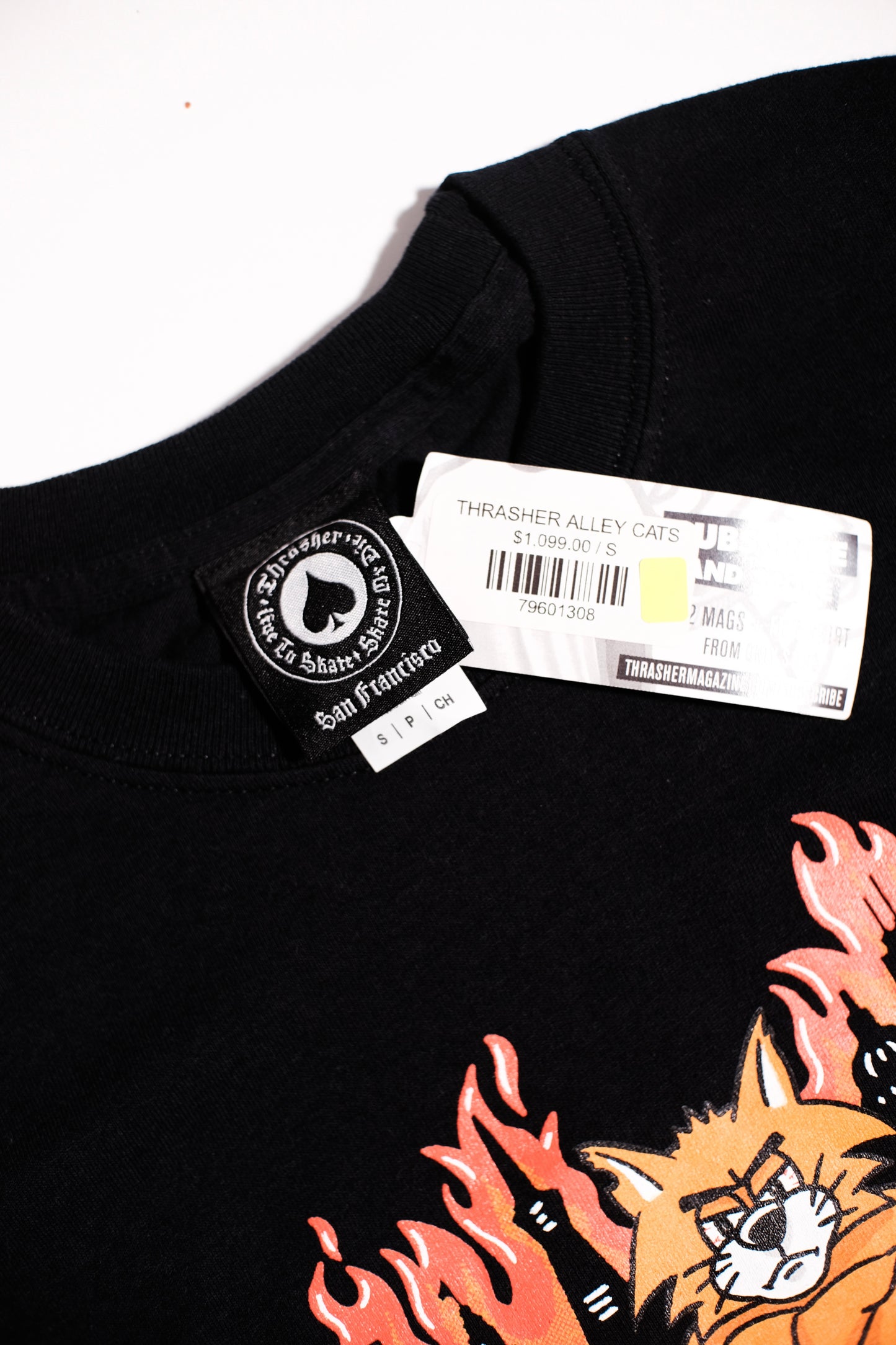 Thrasher Alley Cats Long Sleeve Black