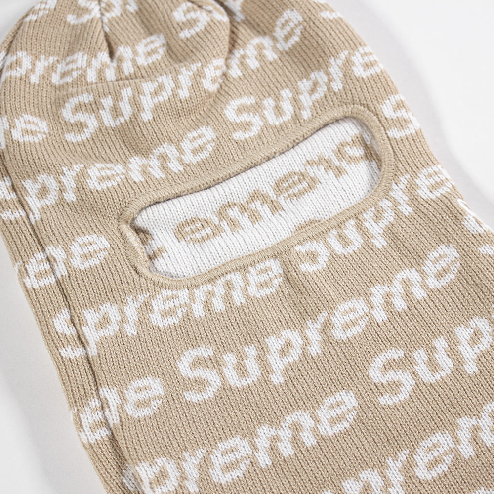 Supreme New Era Repeat Balaclava Taupe
