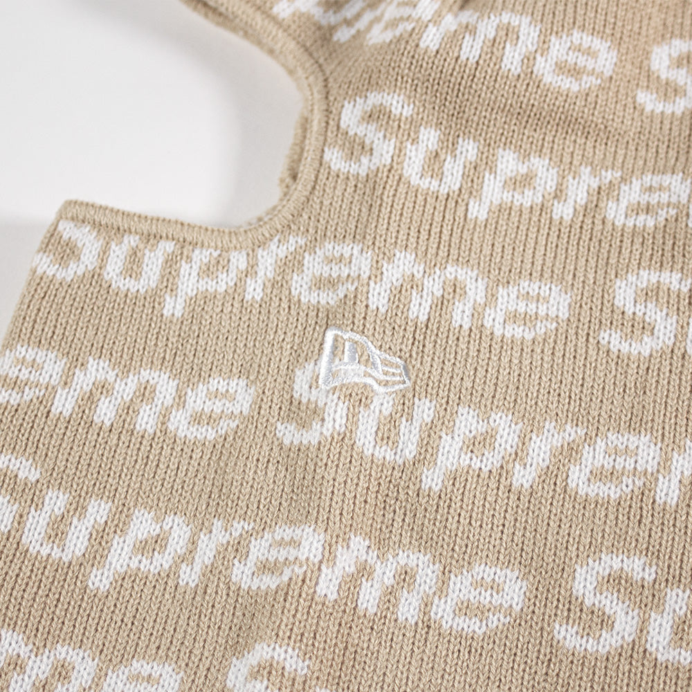 Supreme New Era Repeat Balaclava Taupe