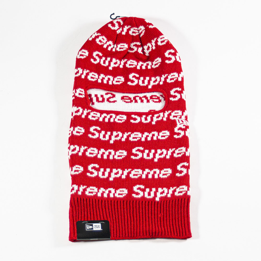 Supreme New Era Repeat Balaclava Red