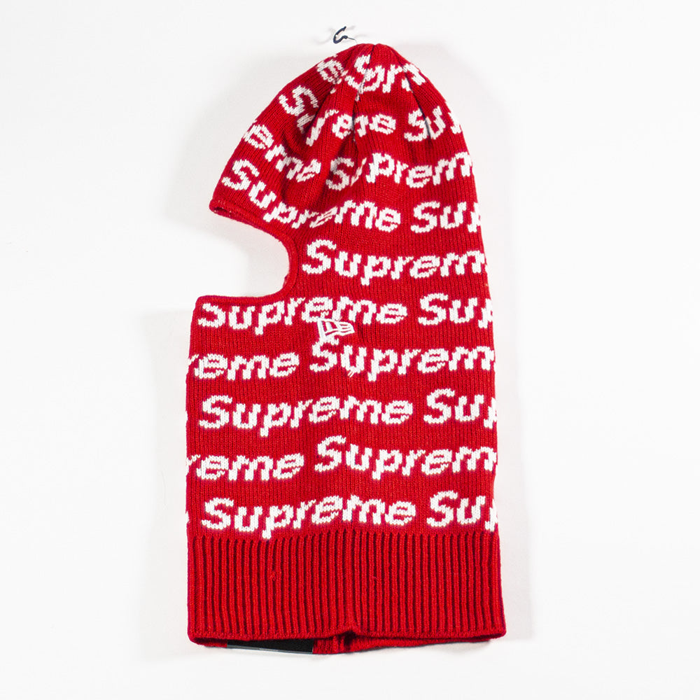 Supreme New Era Repeat Balaclava Red