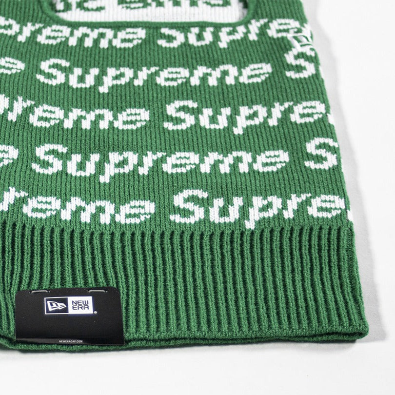 Supreme New Era Repeat Balaclava Green