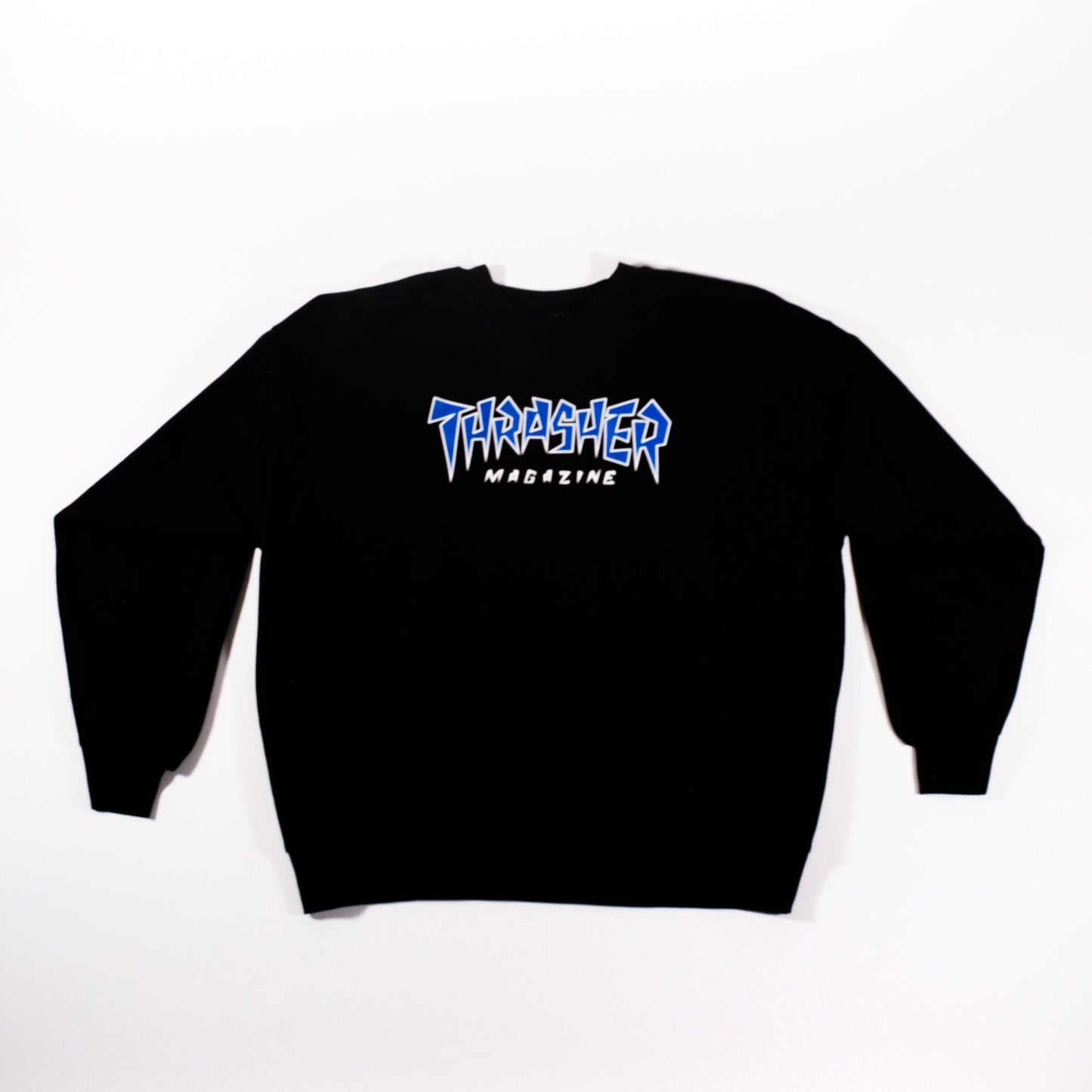 Thrasher Jagged Crew Neck Black