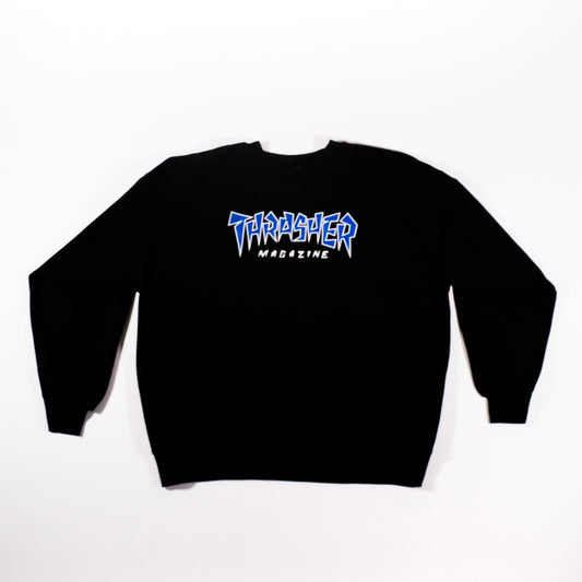 Thrasher Jagged Crew Neck Black