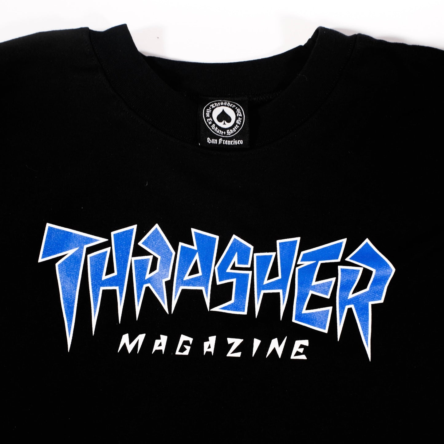 Thrasher Jagged Crew Neck Black