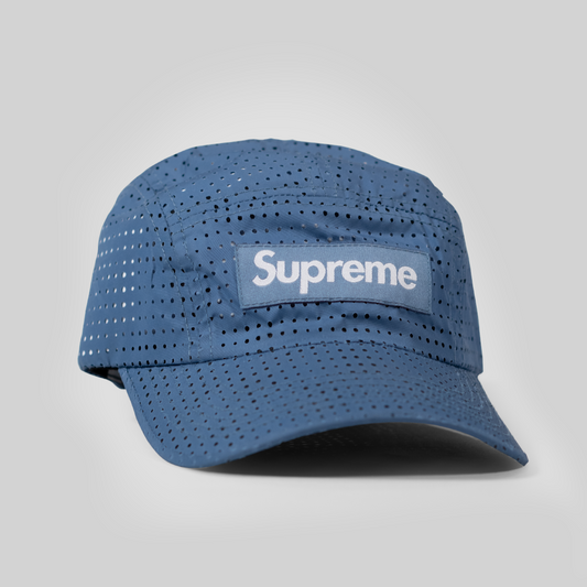Supreme Perforated Camp Cap (SS22) Slate