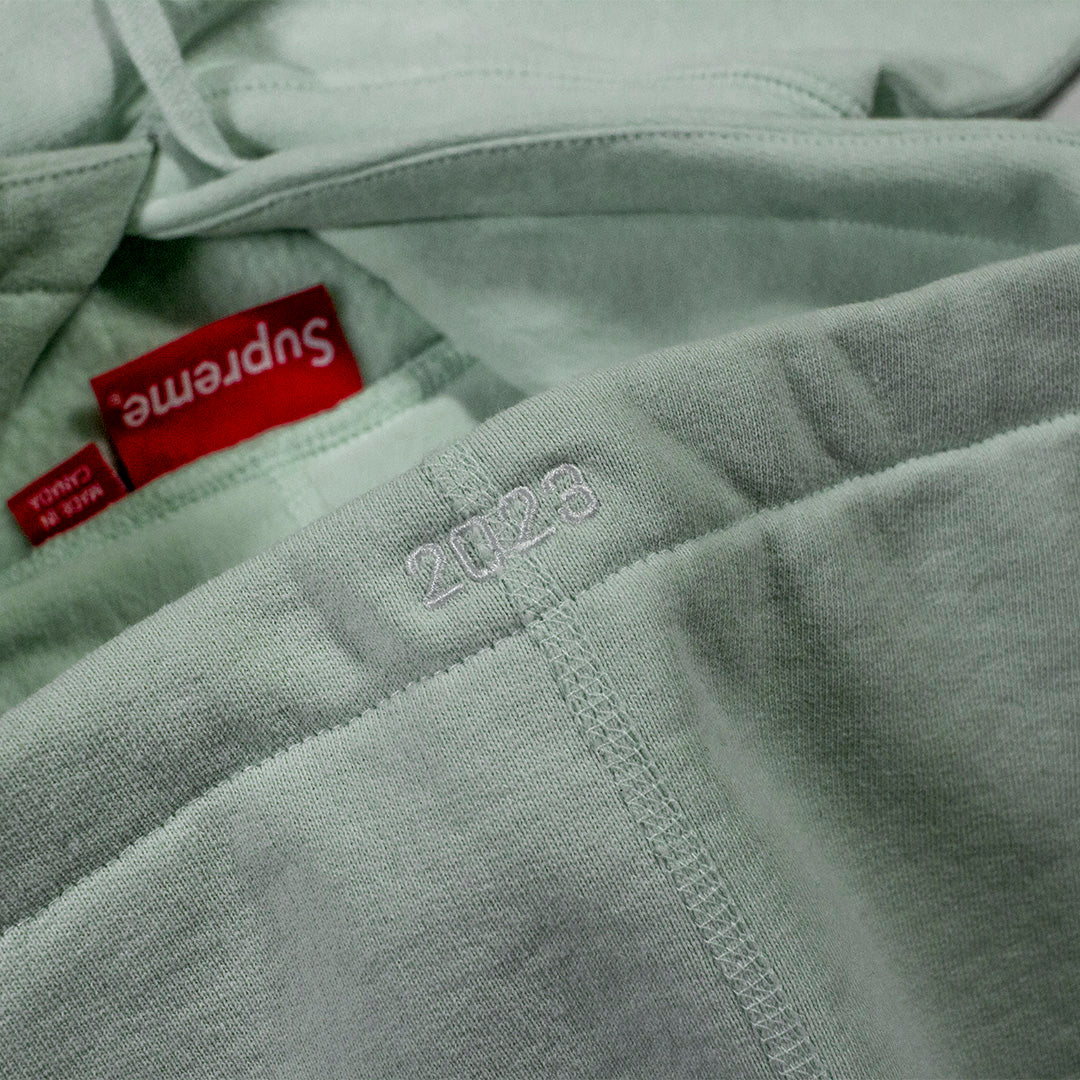 Supreme Box Logo Hooded Sweatshirt Green (FW23)