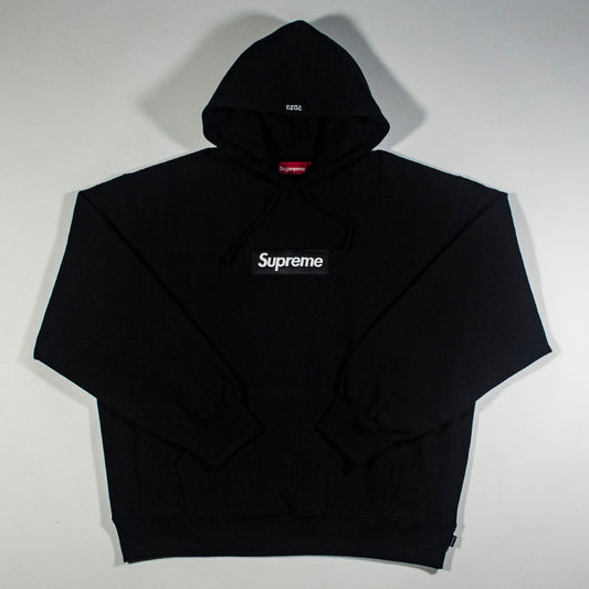 Supreme Box Logo Hooded Sweatshirt Black (FW23)