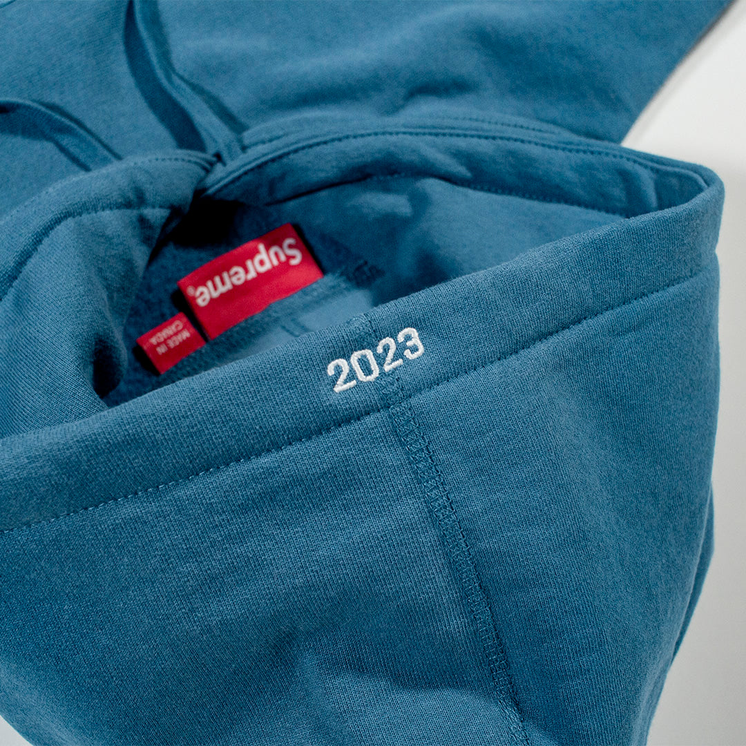 Supreme Box Logo Hooded Sweatshirt Blue (FW23)