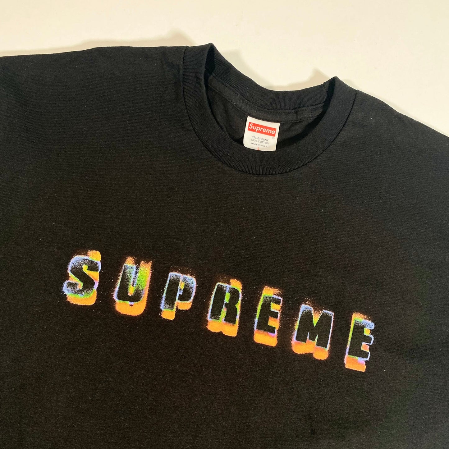 Supreme Stencil Tee Black