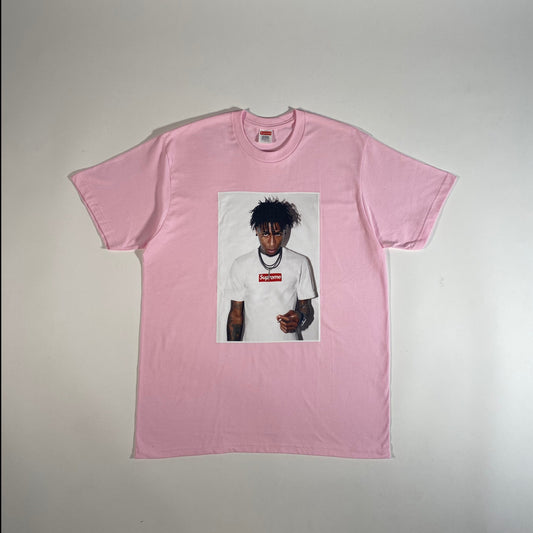 Supreme NBA Young Boy Tee Pink