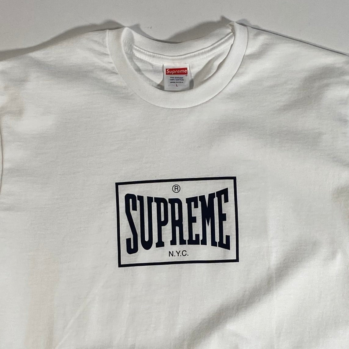 Supreme Warm up Tee White