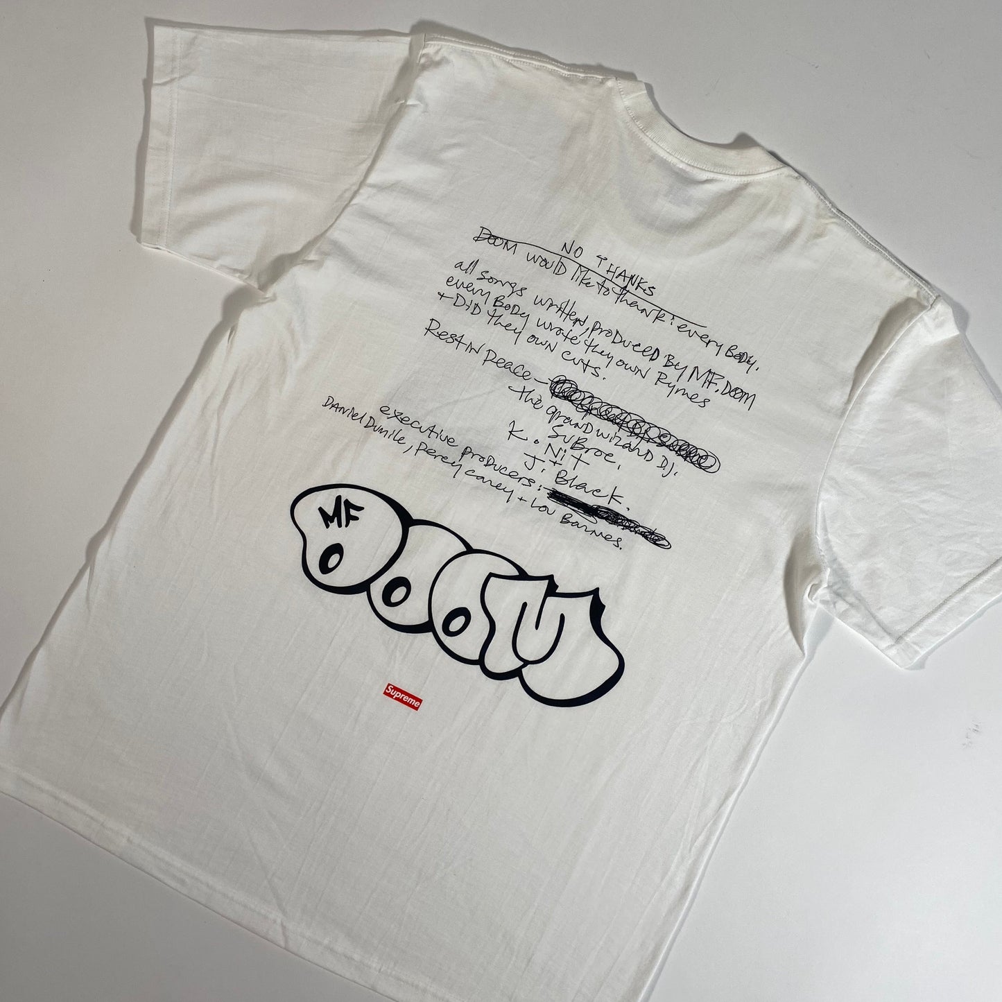 Supreme MF Doom Tee White