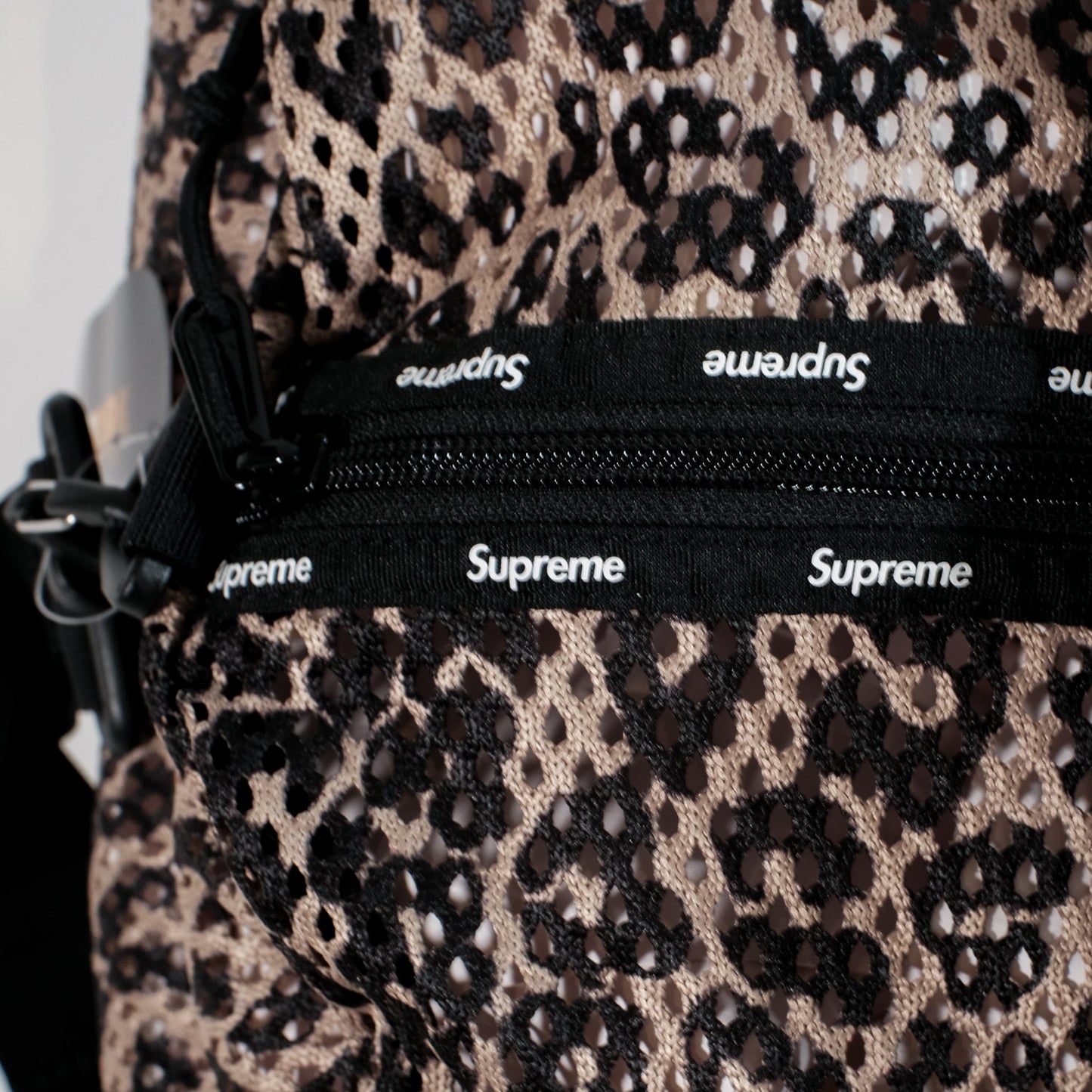 Supreme Mesh Duffle Bag Leopard