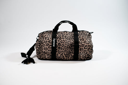 Supreme Mesh Duffle Bag Leopard