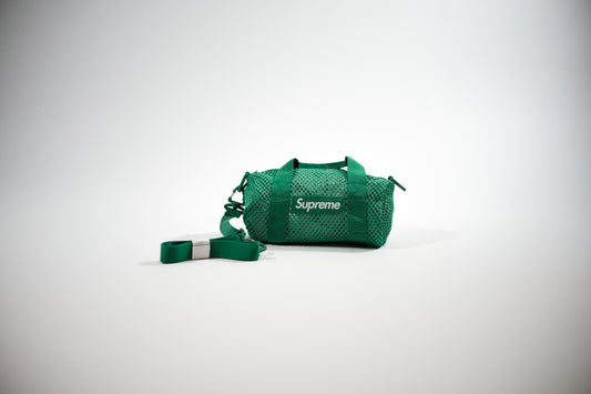 Supreme mesh mini duffle bag Green