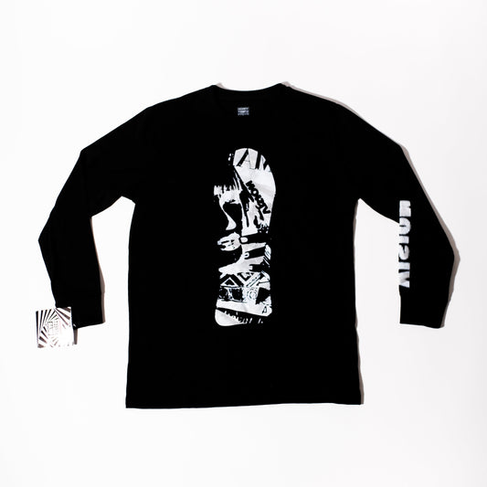 Playera Vision Street Wear manga larga Vision Negra
