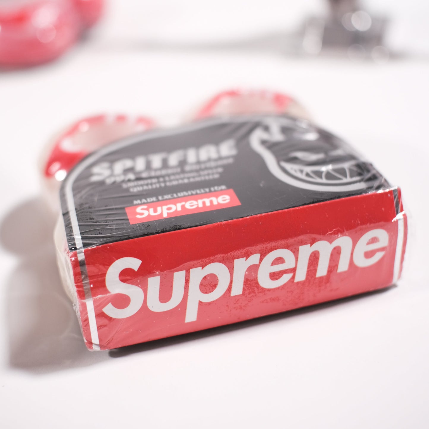 Supreme x Spitfire Shop Logo Wheels Red