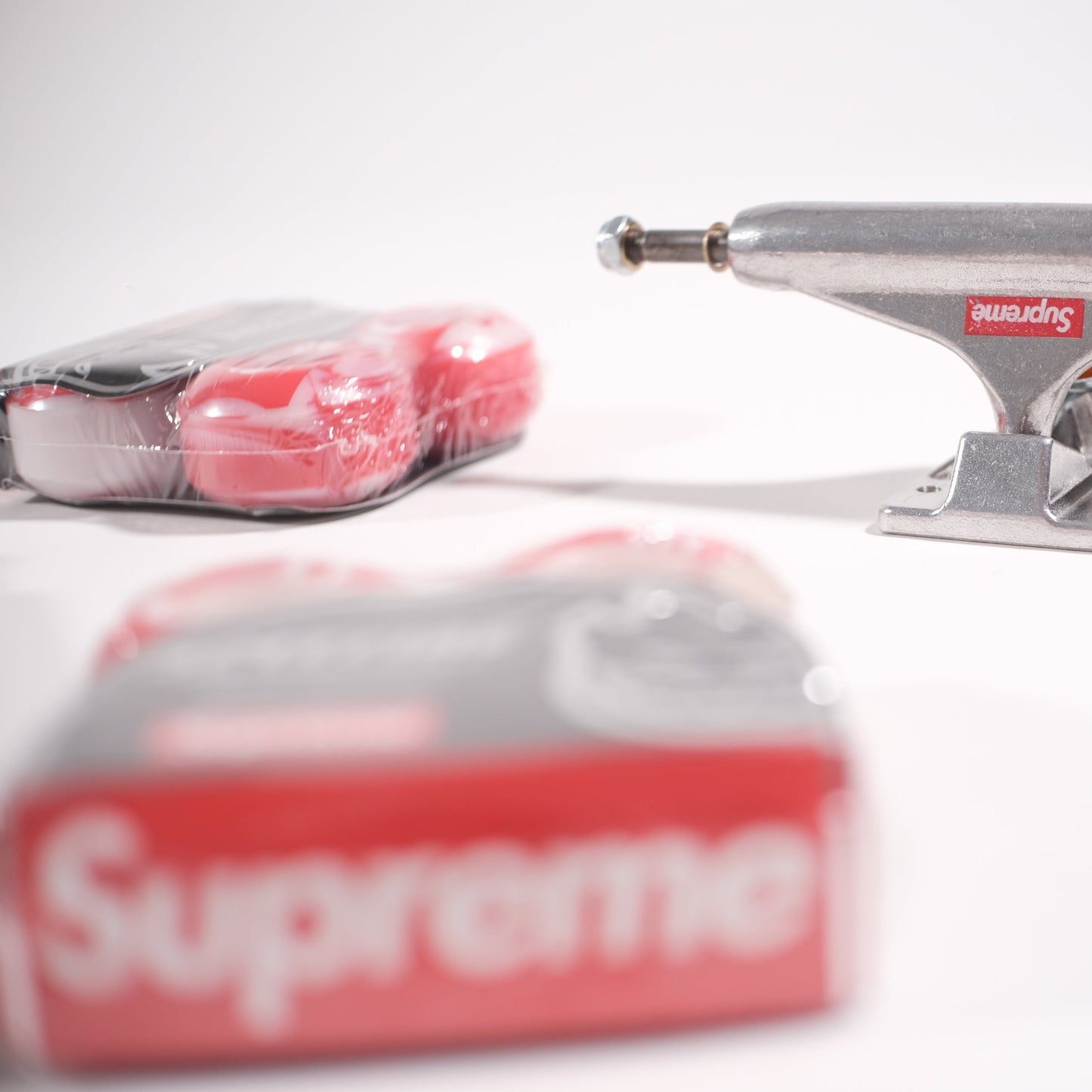 Supreme x Spitfire Shop Logo Wheels White