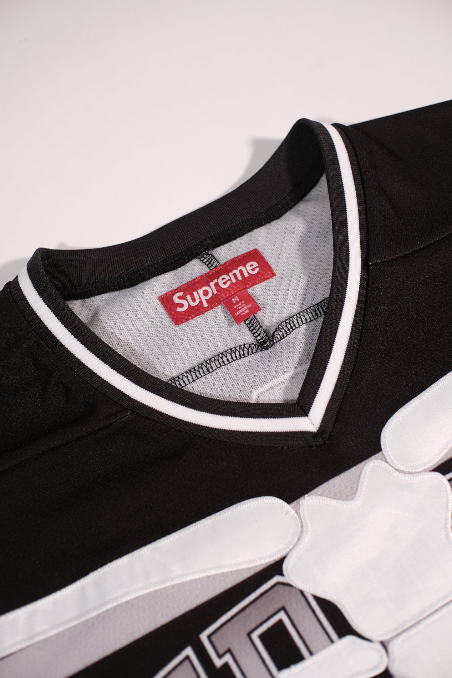 Supreme Bones Hockey Jersey Black