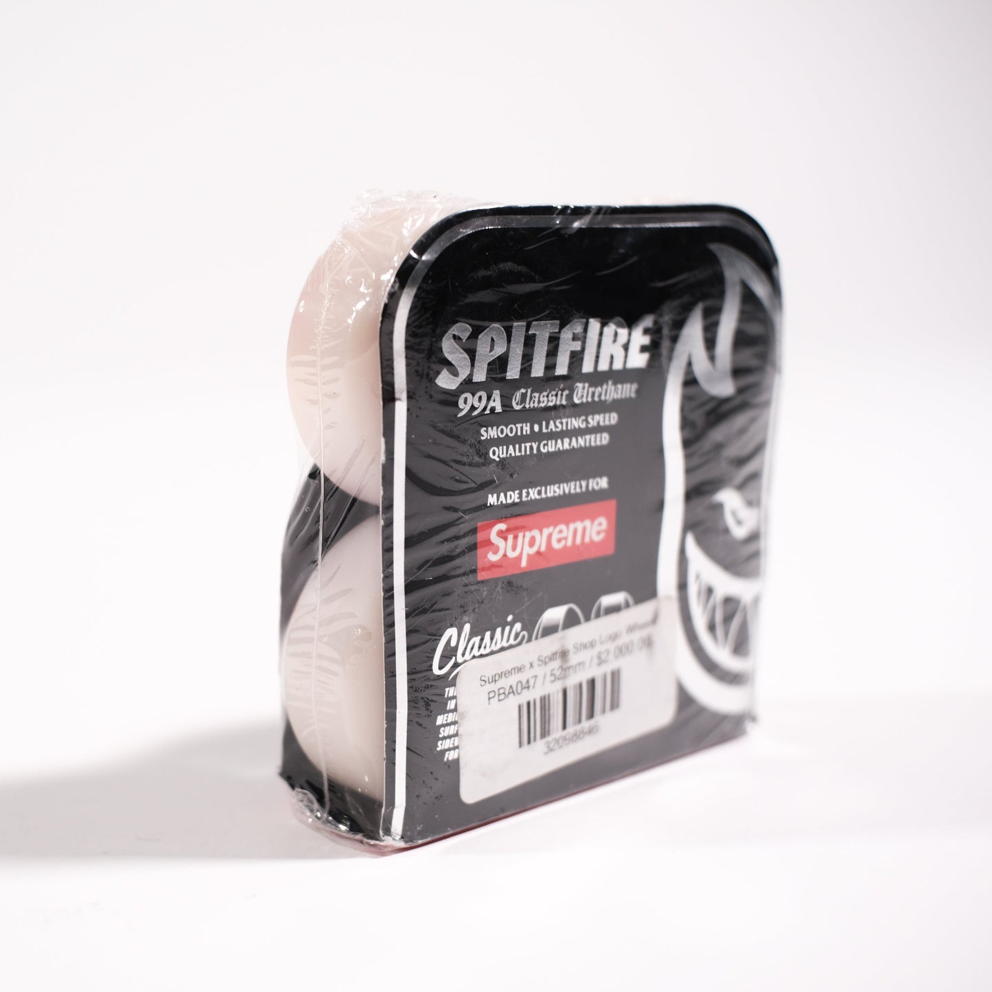 Supreme x Spitfire Shop Logo Wheels White