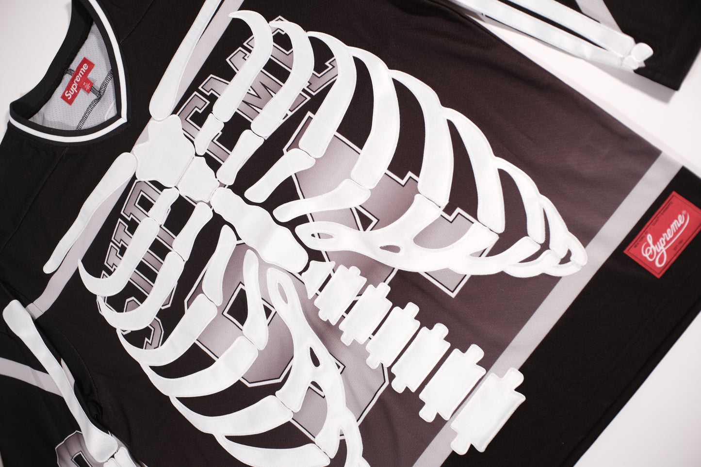 Supreme Bones Hockey Jersey Black
