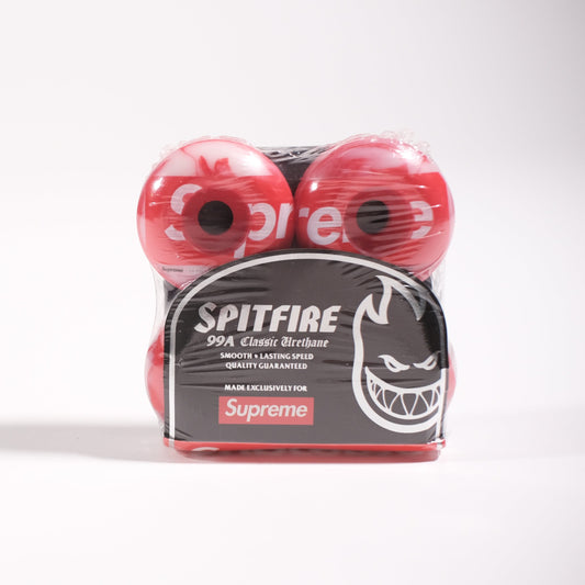 Supreme x Spitfire Shop Logo Wheels Red