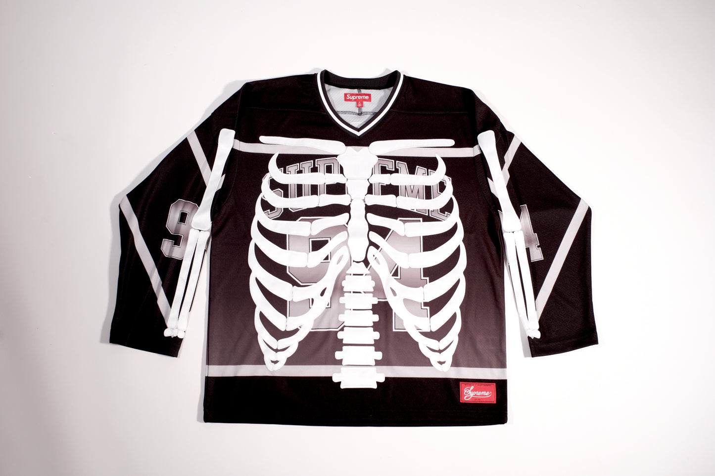 Supreme Bones Hockey Jersey Black