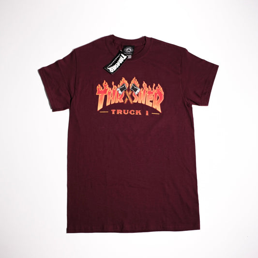 Thrasher Truck 1 Maroon Tee
