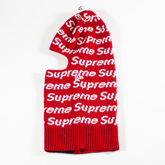 Supreme New Era Repeat Balaclava Red