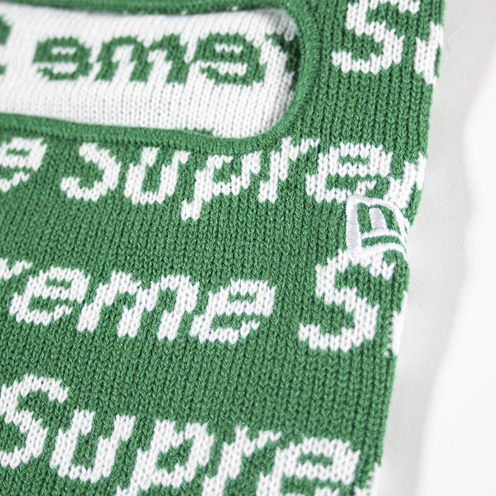 Supreme New Era Repeat Balaclava Green