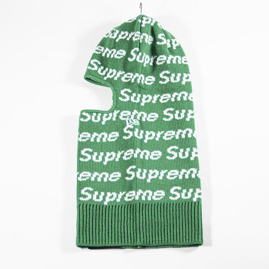 Supreme New Era Repeat Balaclava Green